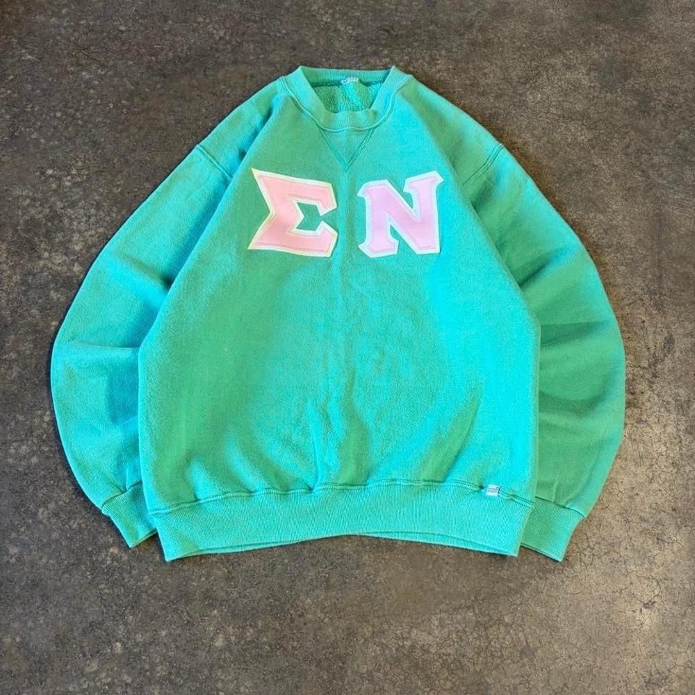 90s‎ russell fraternity creneck